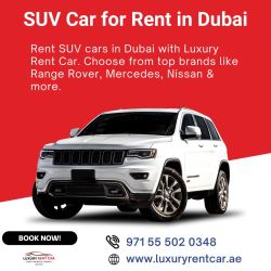 Luxury SUV Car Rental in Dubai
